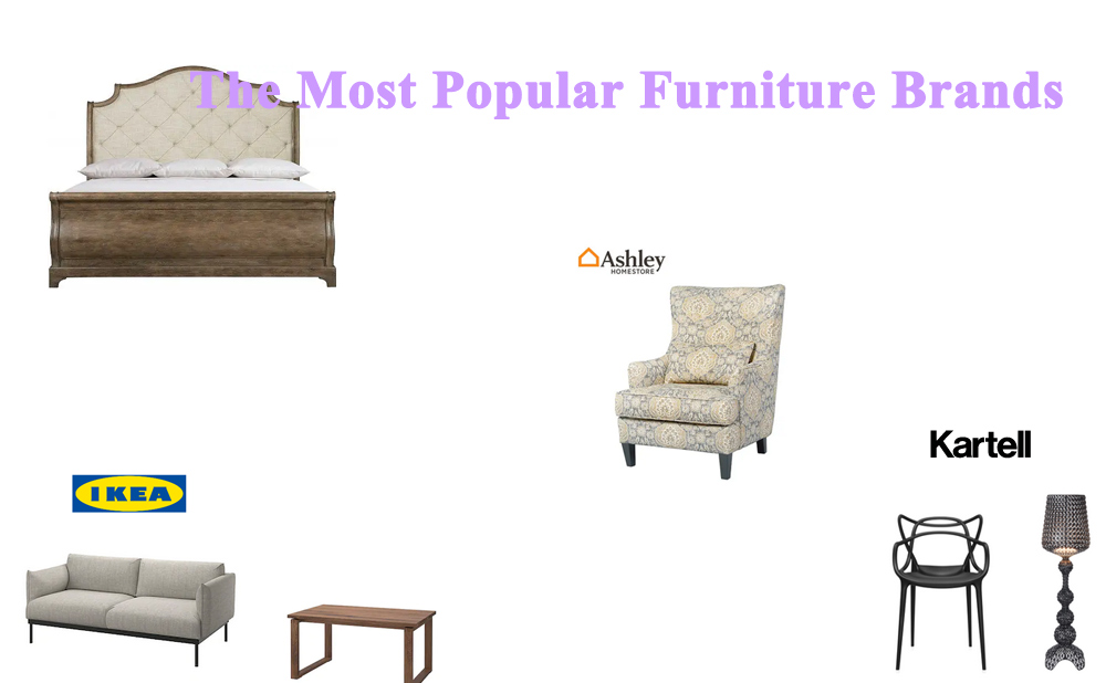 The most popular furniture brands